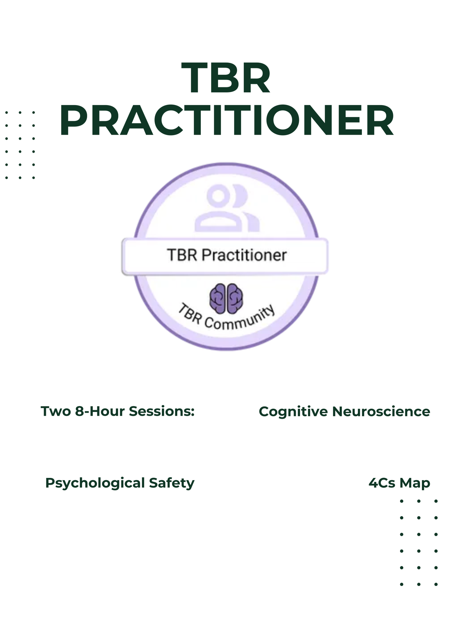 TBR Practitioner (In-Person)